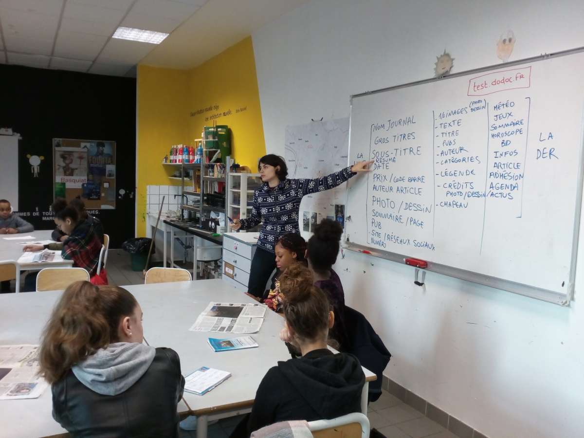 Editorial meeting, choosing what goes into the newspaper