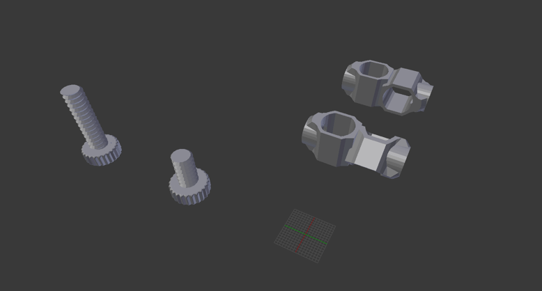 Preview of the 3D parts