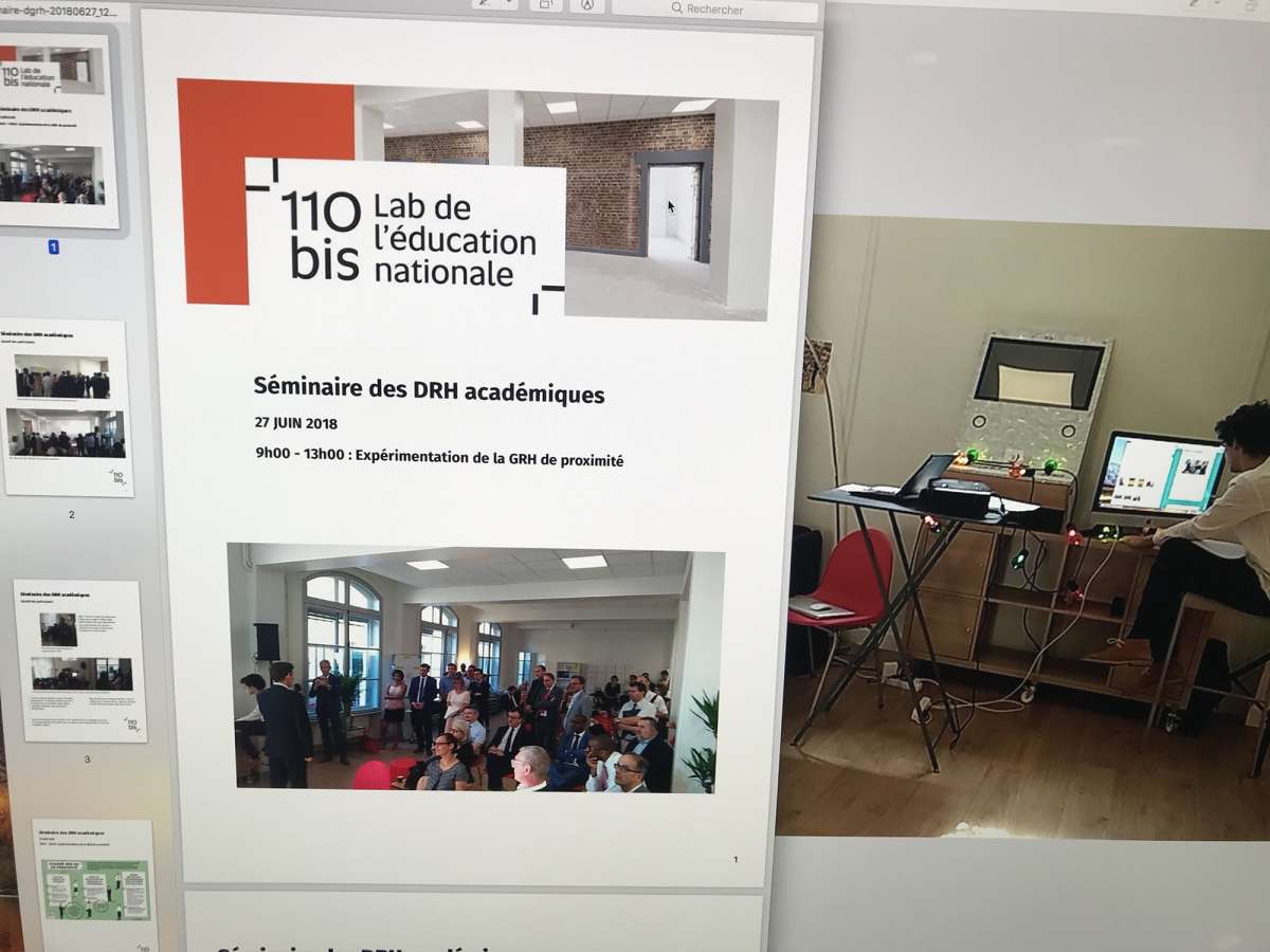 Example of a PDF publication created with do&bull;doc by the Innovation Lab of the Ministry of Education to document one of their seminar.