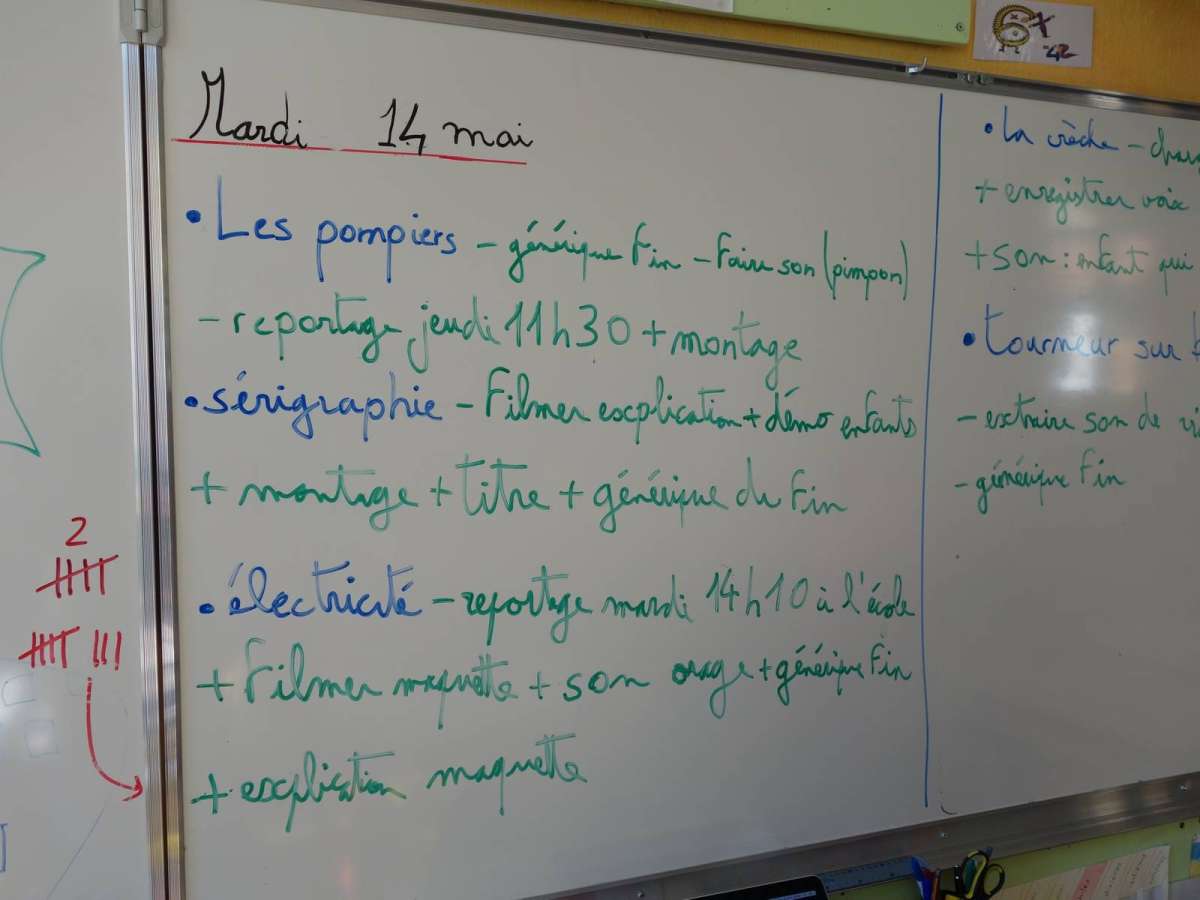 Task list in the middle of the week (Saint-Nazaire-le-D&eacute;sert)