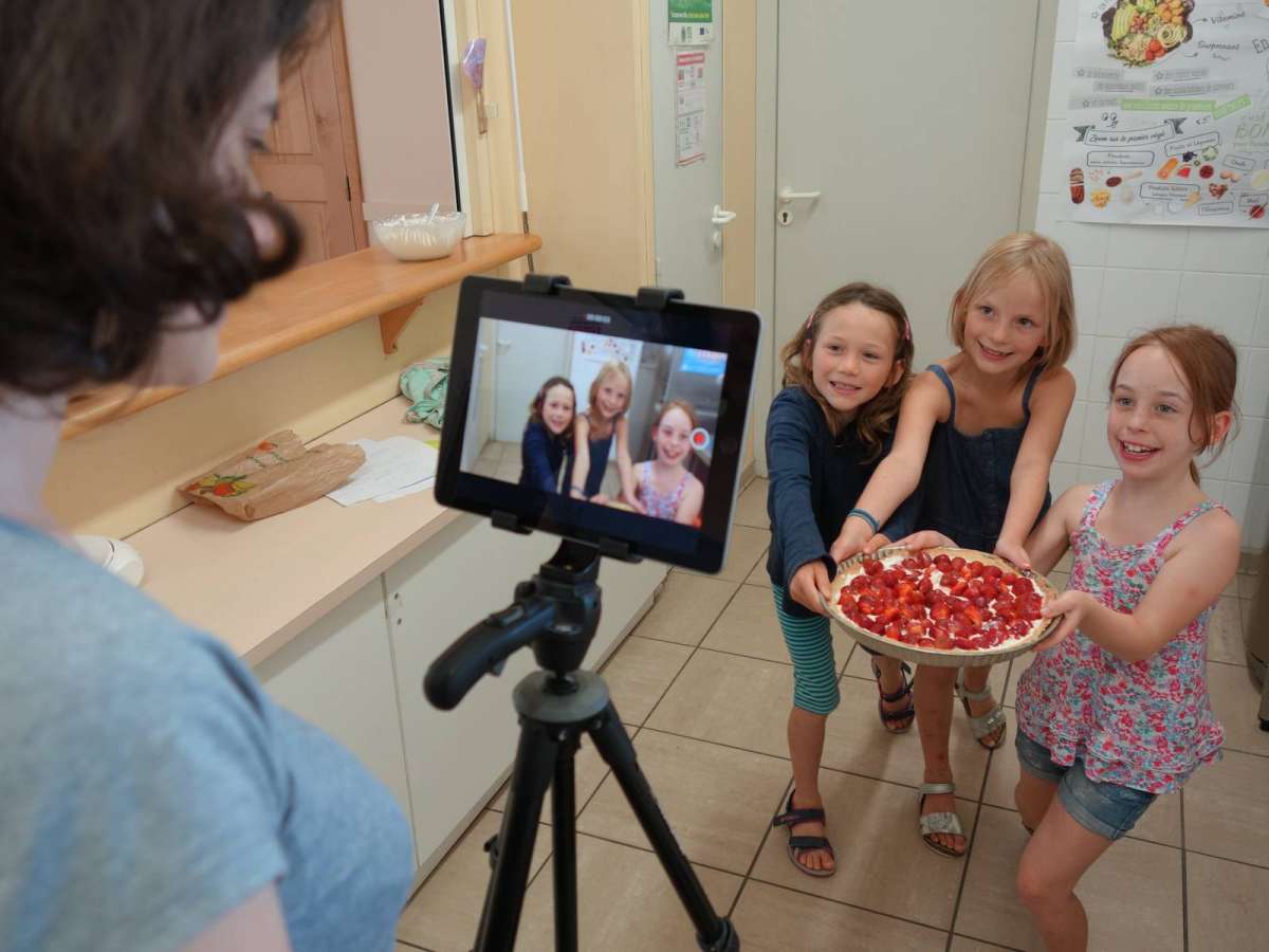 Shooting the strawberry tart recipe (Micka&euml;l&rsquo;s class, Cobonne)