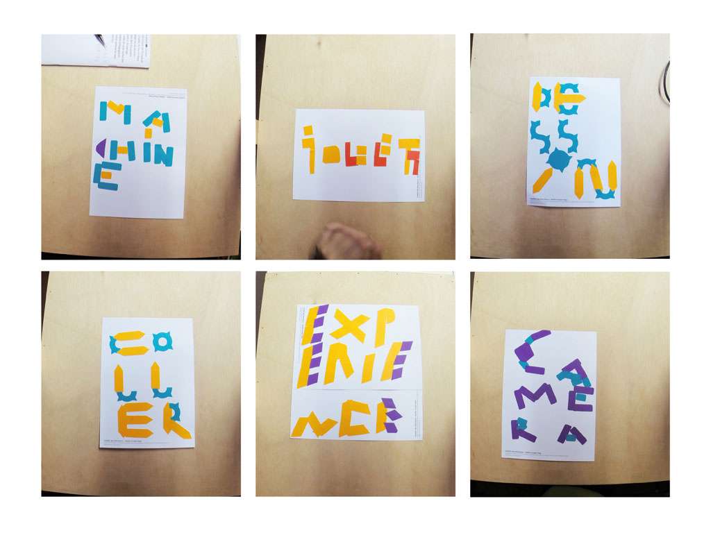 Modular typeface design workshop